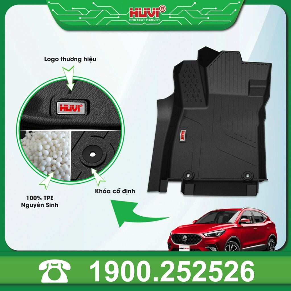 Thảm Lót Sàn Ô Tô MG ZS 2022-2023 Huvi TPE