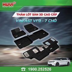 Thảm Lót Sàn Ô Tô VinFast VF9 7 Chỗ Huvi TPE Tràn Viền