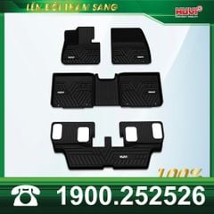 Thảm Lót Sàn Ô Tô VinFast VF9 7 Chỗ Huvi TPE Tràn Viền