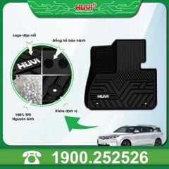 Thảm Lót Sàn Ô Tô VinFast VF9 7 Chỗ Huvi TPE Tràn Viền