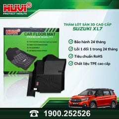 Thảm Lót Sàn Ô Tô Suzuki XL7 2023 Huvi TPE Tràn Viền
