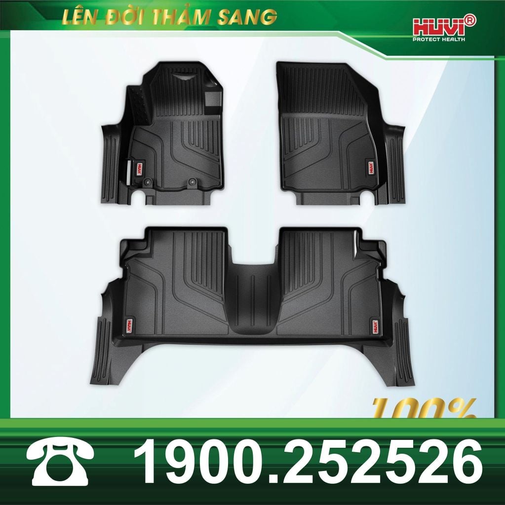 Thảm Lót Sàn Ô Tô Mitsubishi Xforce 2024 Huvi TPE Tràn Viền
