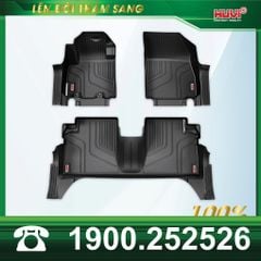 Thảm Lót Sàn Ô Tô Mitsubishi Xforce 2024 Huvi TPE Tràn Viền