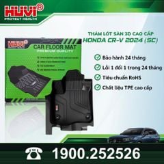 Thảm Lót Sàn Ô Tô Honda CRV 2024 5 Chỗ Huvi TPE