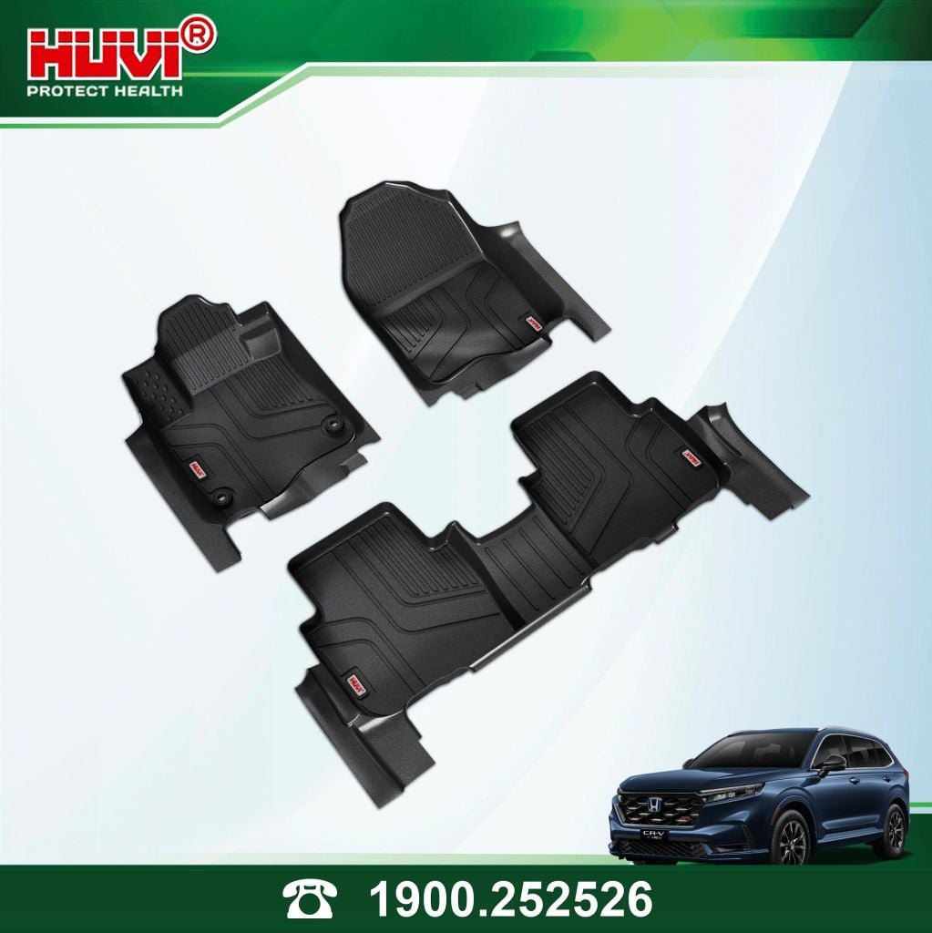 Thảm Lót Sàn Ô Tô Honda CRV 2024 5 Chỗ Huvi TPE