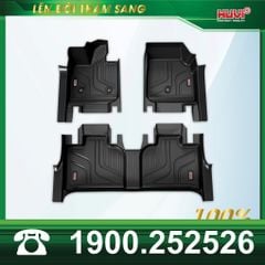Thảm Lót Sàn Ô Tô VinFast VF7 2023+ Huvi TPE Tràn Viền