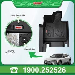 Thảm Lót Sàn Ô Tô VinFast VF7 2023+ Huvi TPE Tràn Viền