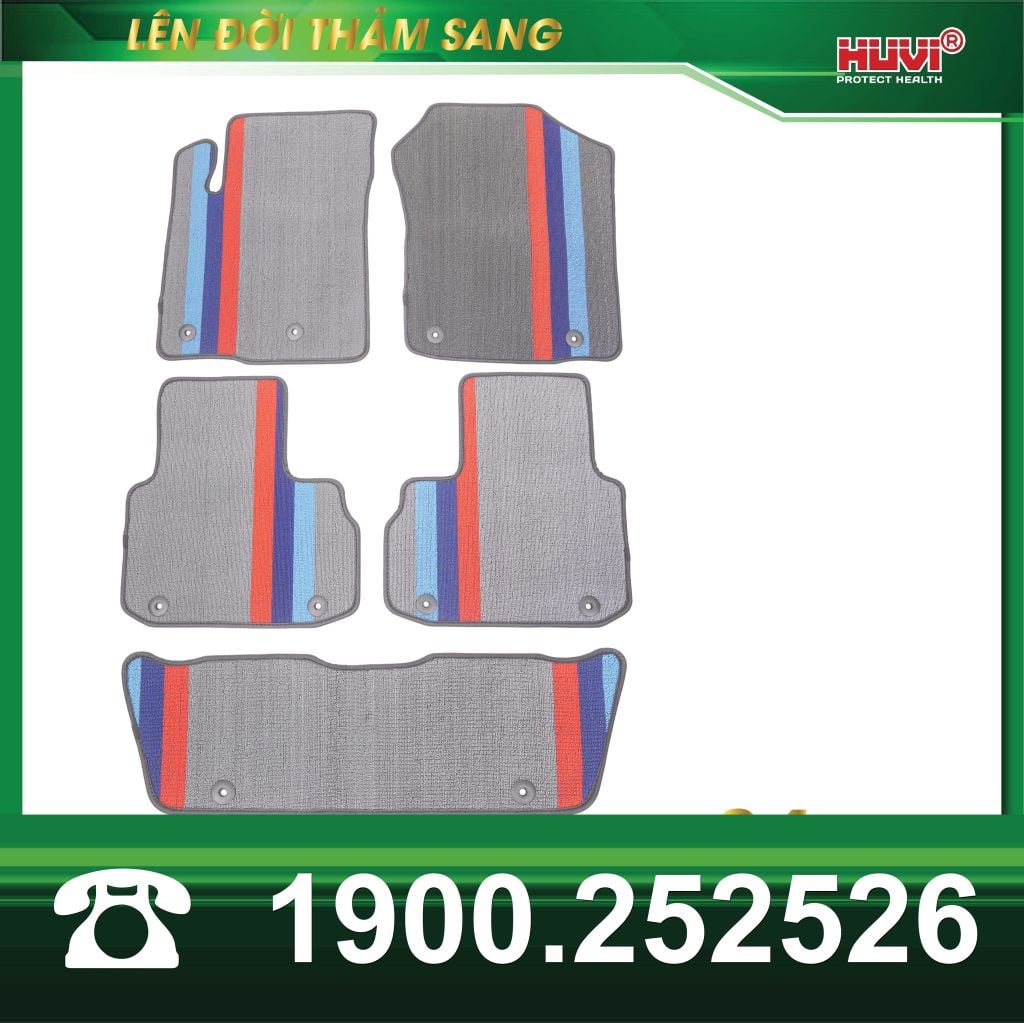 Thảm Lót Sàn Ô Tô Huvi Toyota Veloz 2022-2024 - Tràn Viền Bậc Cửa, Nhựa TPE Cao Cấp