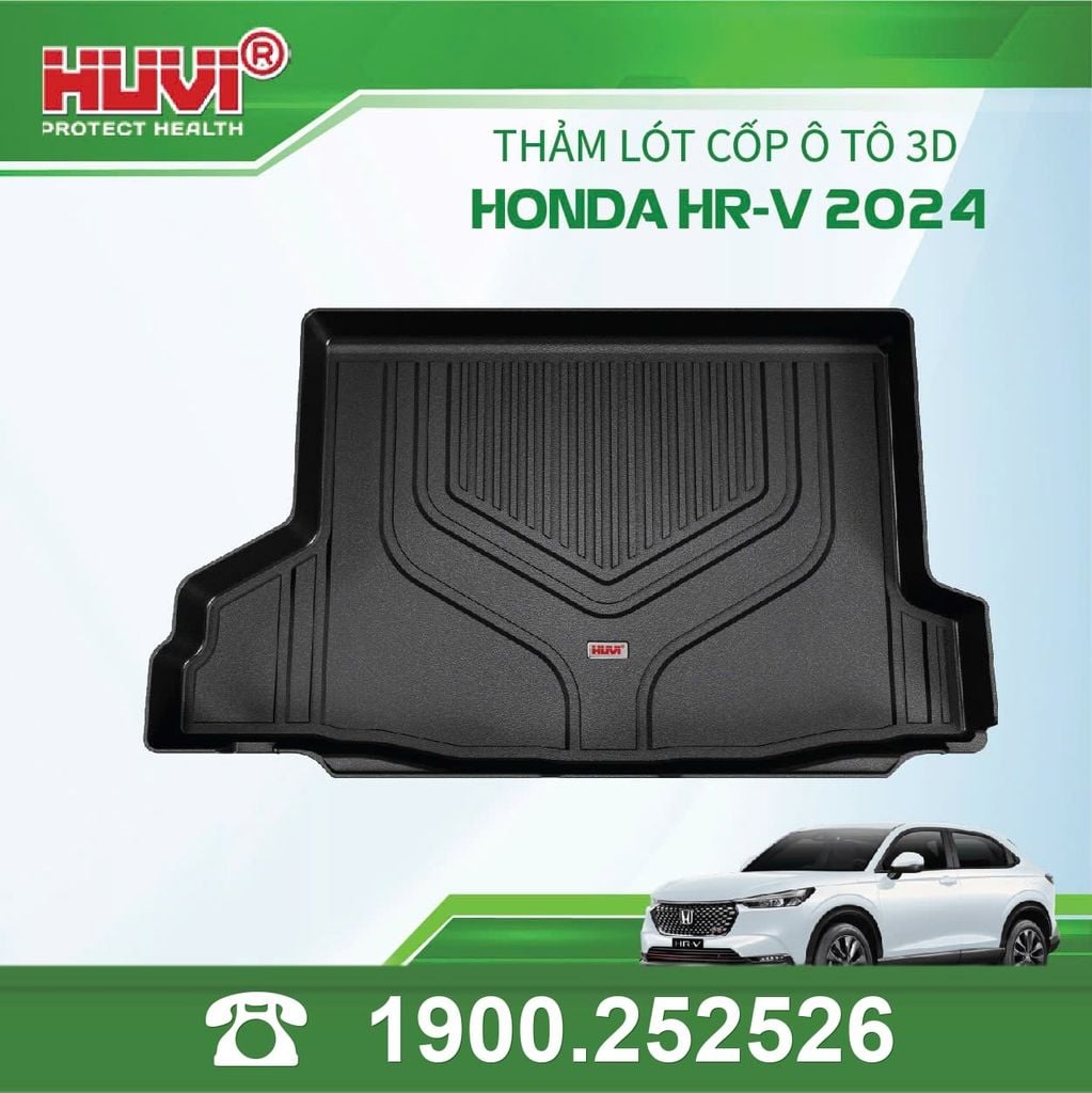 Thảm Lót Sàn Ô Tô Honda HR-V 2022-2024 Huvi TPE Tràn Viền