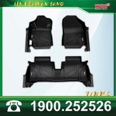 Thảm Lót Sàn Ô Tô Huvi Toyota Vios 2021-2025 - Tràn Viền Bậc Cửa, Nhựa TPE Cao Cấp