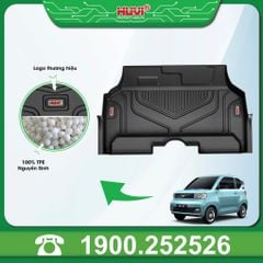 Thảm Lót Sàn Ô Tô Wuling Mini EV 2023 Huvi TPE Tràn Viền
