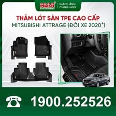 Thảm Lót Sàn Ô Tô Mitsubishi Attrage 2020-2023 Huvi TPE