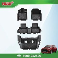 Thảm Lót Sàn Ô Tô Huvi Toyota Avanza 2022-2024 - Tràn Viền Bậc Cửa, Nhựa TPE Cao Cấp