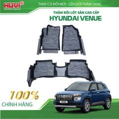 Thảm Lót Sàn Ô Tô Huvi Hyundai Venue 2024 - Tràn Viền Bậc Cửa, Nhựa TPE Cao Cấp
