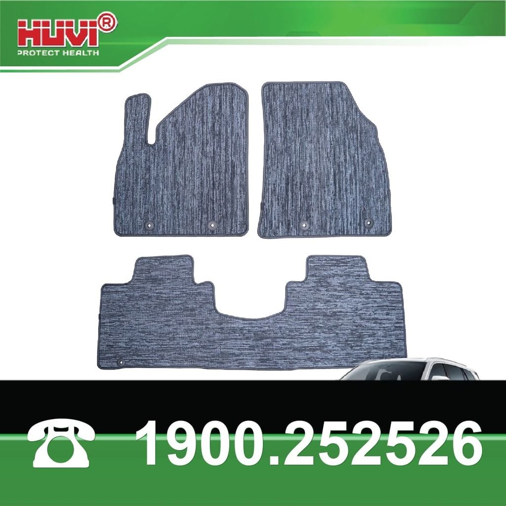 Thảm Lót Sàn Ô Tô Ford Territory 2023-2024 Huvi TPE Tràn Viền