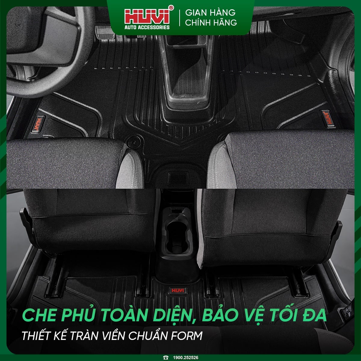 Thảm lót sàn ô tô Huvi VinFast VF3 2024 lắp thực tế, dễ tháo rời vệ sinh