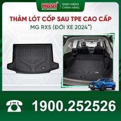 Thảm Lót Sàn Ô Tô Huvi MG RX5 2024 - Tràn Viền Bậc Cửa, Nhựa TPE Cao Cấp