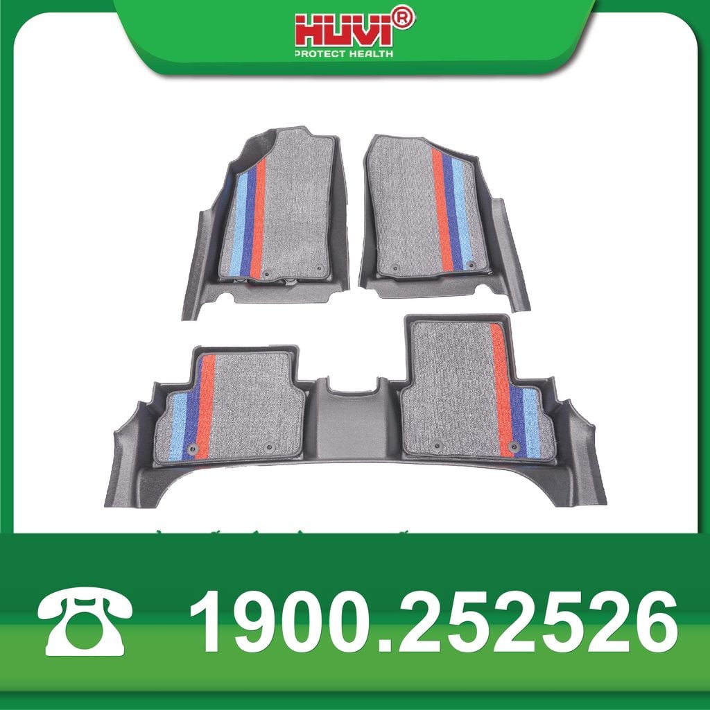 Thảm Lót Sàn Ô Tô Toyota Raize 2024 Huvi TPE Tràn Viền