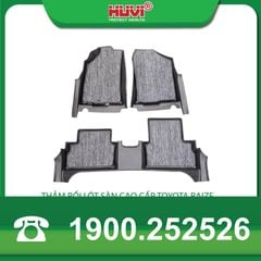 Thảm Lót Sàn Ô Tô Toyota Raize 2024 Huvi TPE Tràn Viền