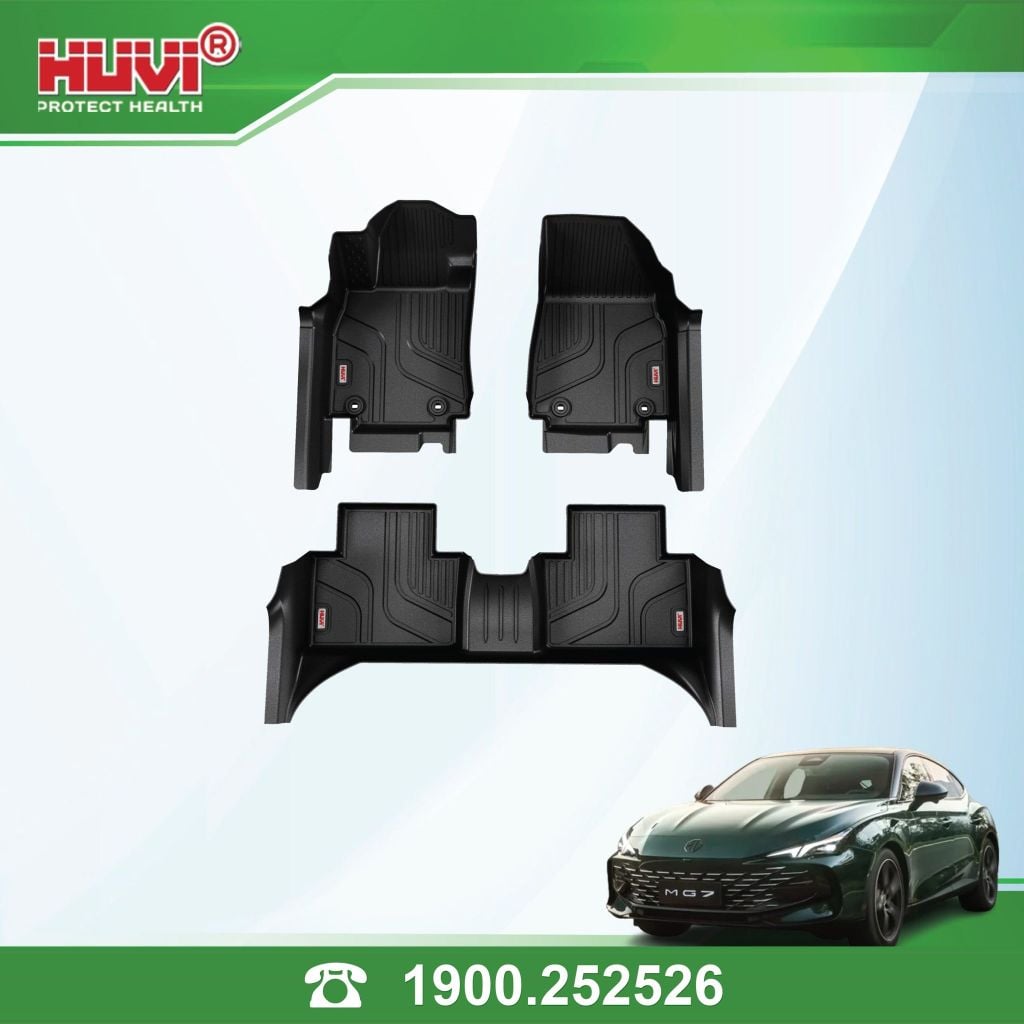 Thảm Lót Sàn Ô Tô MG7 2024 Huvi TPE Tràn Viền