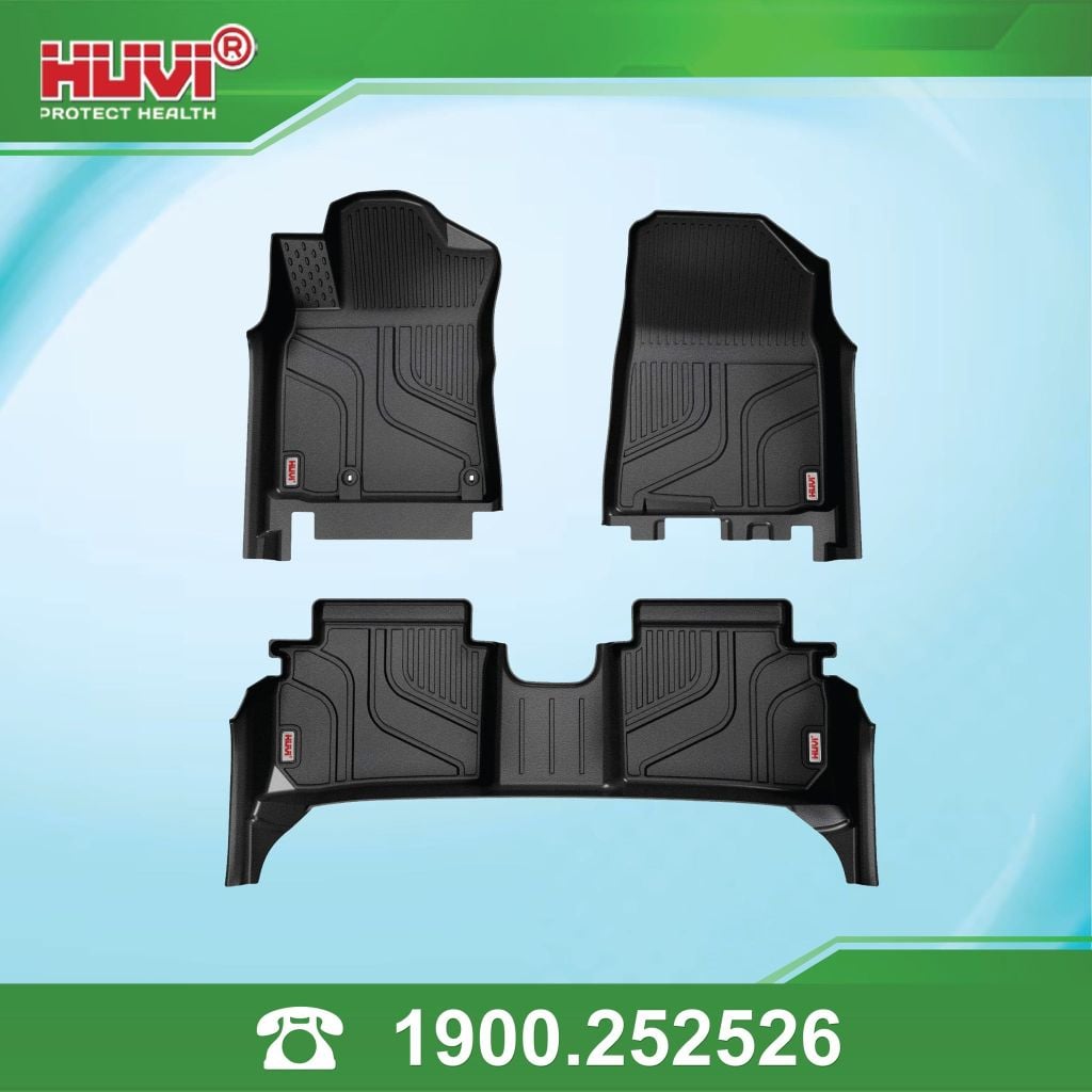 Thảm Lót Sàn Ô Tô Huvi Kia K3 2021-2025 - Tràn Viền Bậc Cửa, Nhựa TPE Cao Cấp