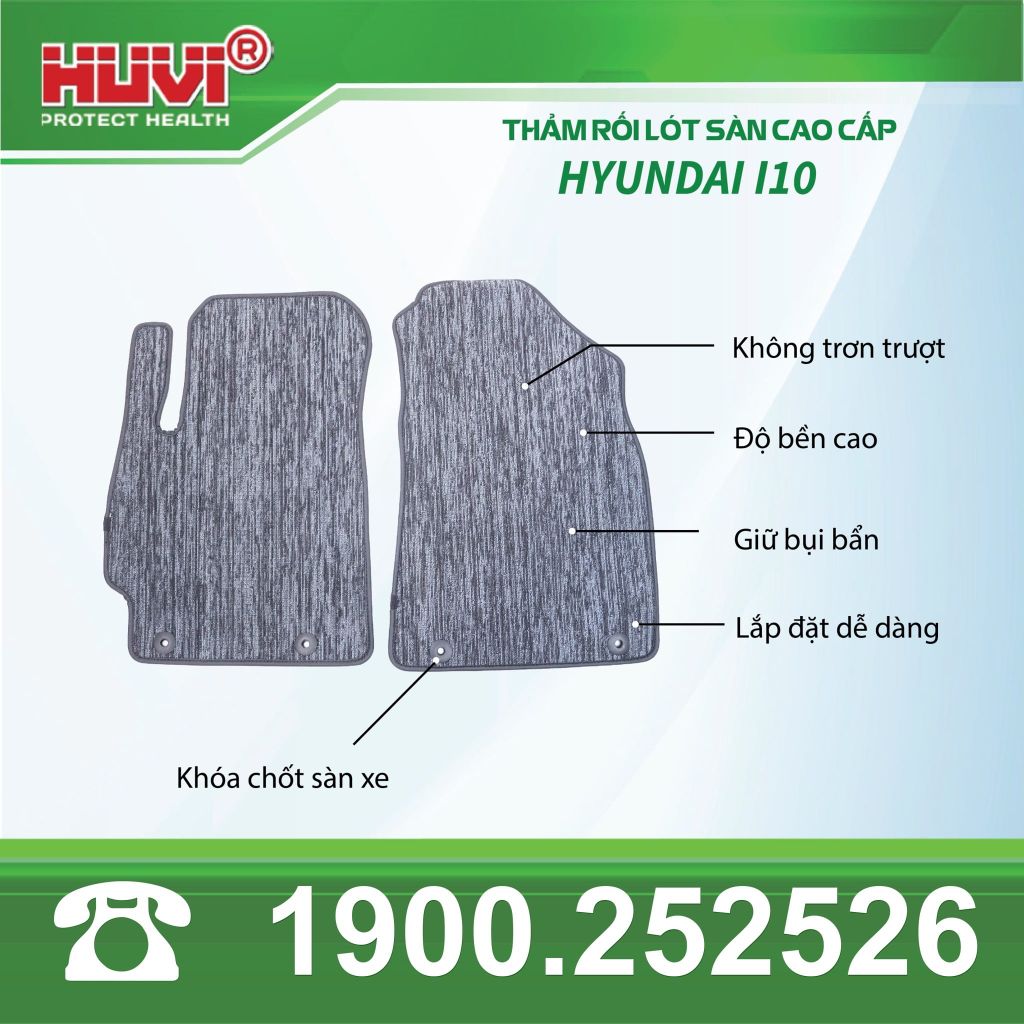 Thảm Lót Sàn Ô Tô Huvi Kia K3 2021-2025 - Tràn Viền Bậc Cửa, Nhựa TPE Cao Cấp
