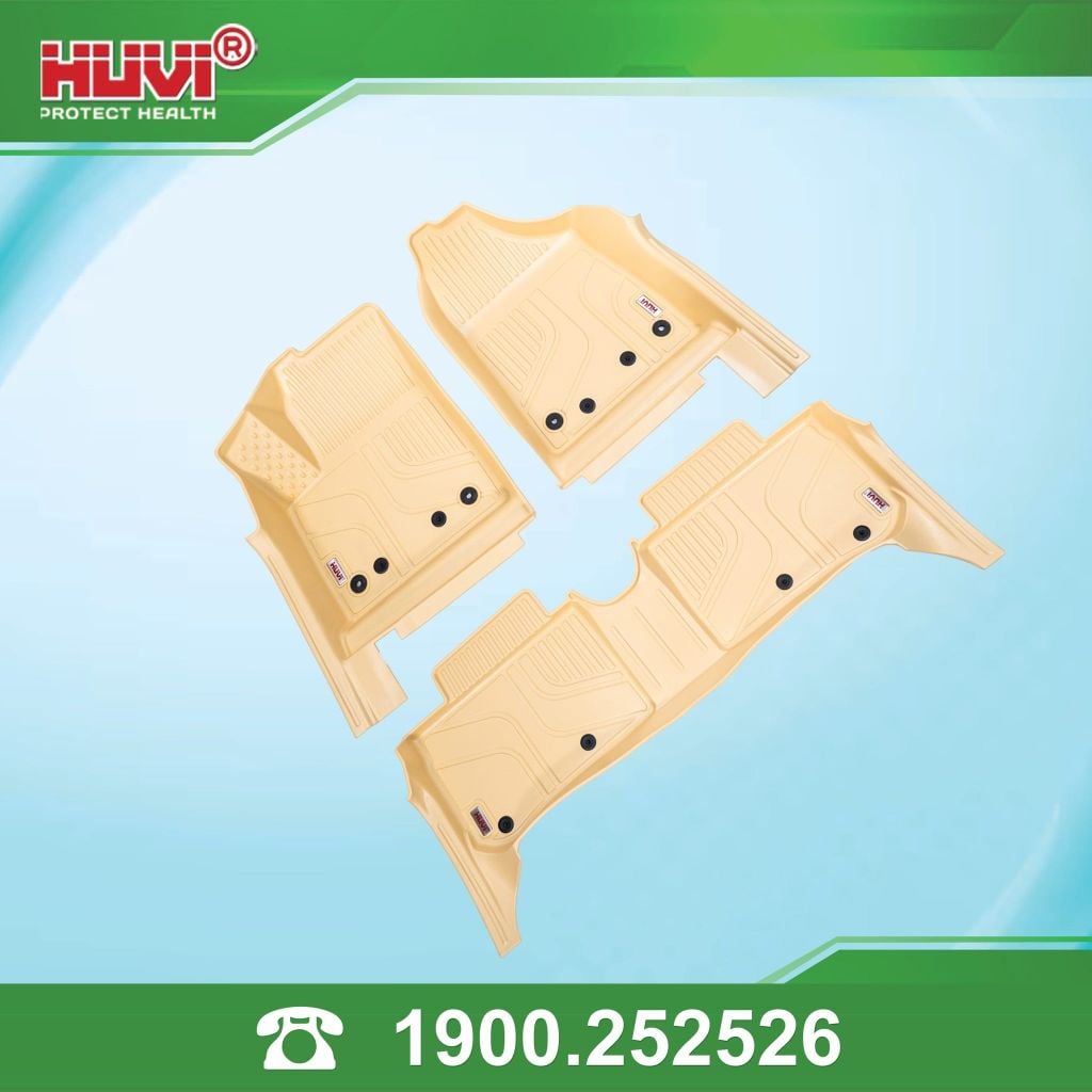 Thảm Lót Sàn Ô Tô Huvi VinFast VF5 2023-2025 - Tràn Viền Bậc Cửa, Nhựa TPE Cao Cấp