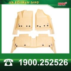 Thảm Lót Sàn Ô Tô Huvi VinFast VF5 2023-2025 - Tràn Viền Bậc Cửa, Nhựa TPE Cao Cấp