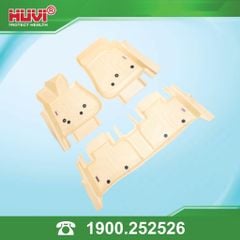 Thảm Lót Sàn Ô Tô VinFast VF6 2023+ Huvi TPE Màu Be