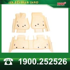 Thảm Lót Sàn Ô Tô VinFast VF6 2023+ Huvi TPE Màu Be