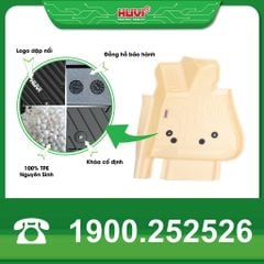 Thảm Lót Sàn Ô Tô VinFast VF6 2023+ Huvi TPE Màu Be