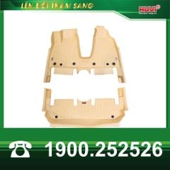 Thảm Lót Sàn Ô Tô VinFast VF3 2024+ Huvi TPE Màu Be