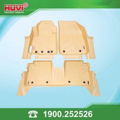 Thảm Lót Sàn Ô Tô Mitsubishi Xforce 2024-2025 Huvi TPE Màu Be