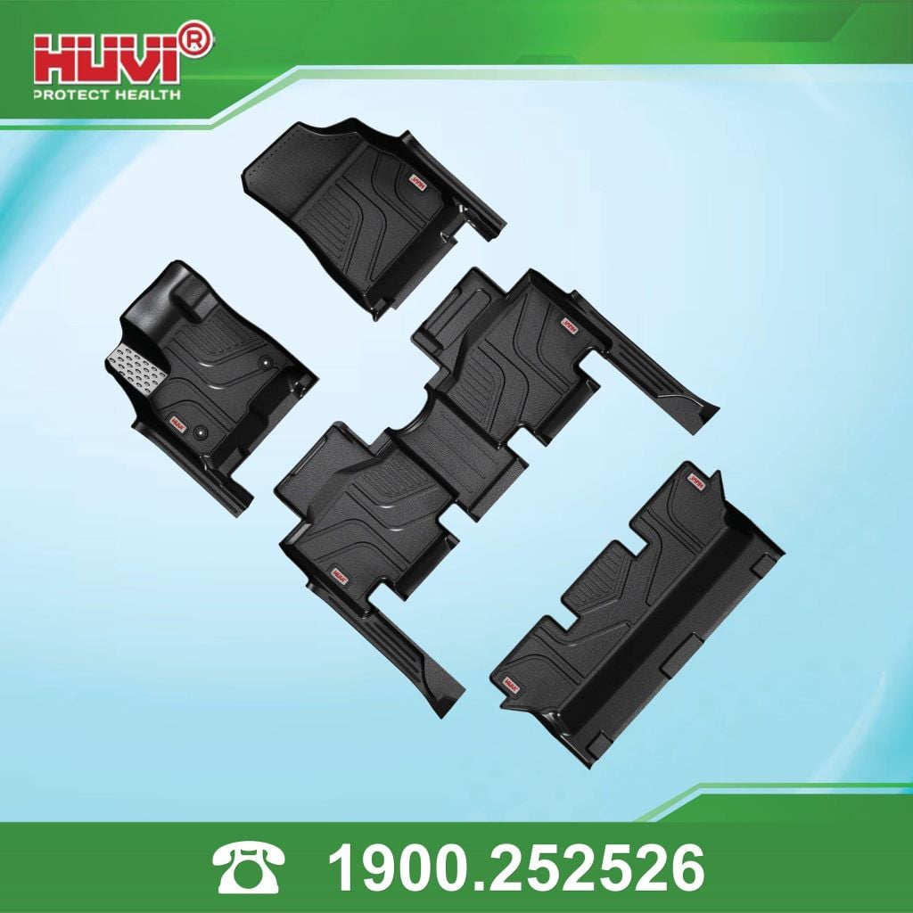Thảm Lót Sàn Ô Tô BYD M6 2025 Huvi TPE Tràn Viền