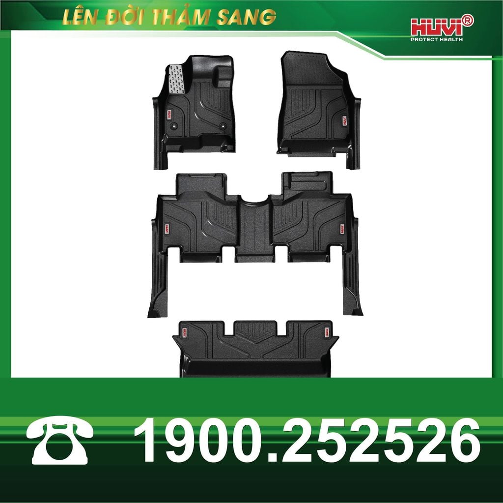 Thảm Lót Sàn Ô Tô BYD M6 2025 Huvi TPE Tràn Viền