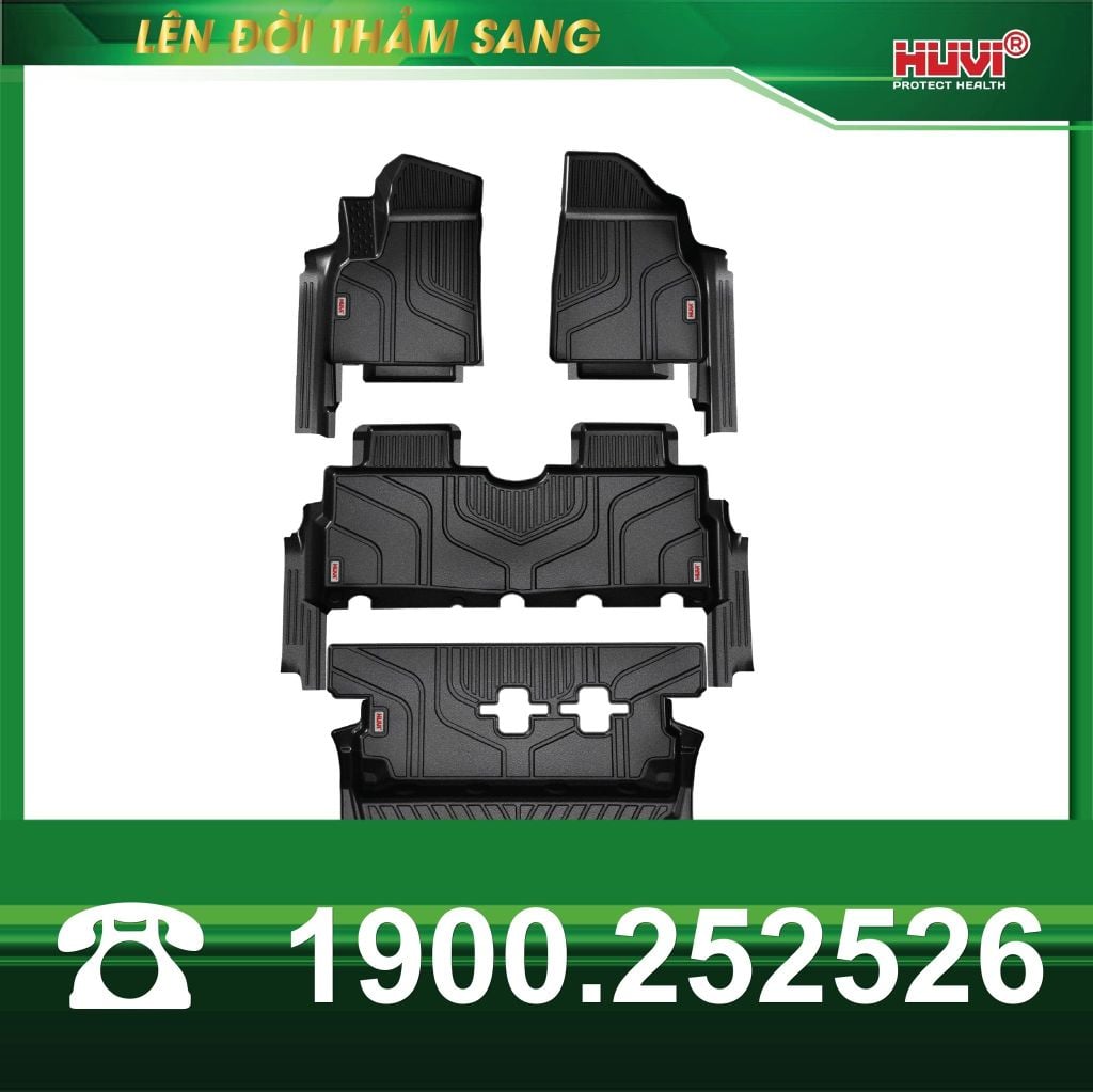 Thảm Lót Sàn Ô Tô VinFast Limo Green 2025 7 Chỗ Huvi TPE