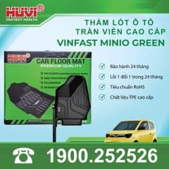 Thảm Lót Sàn Ô Tô VinFast Minio Green 2025 Huvi TPE