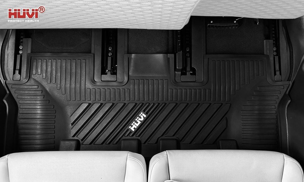 Thảm Lót Sàn Ô Tô Huvi Kia Sorento 2021-2023 - Tràn Viền Bậc Cửa, Nhựa TPE Cao Cấp