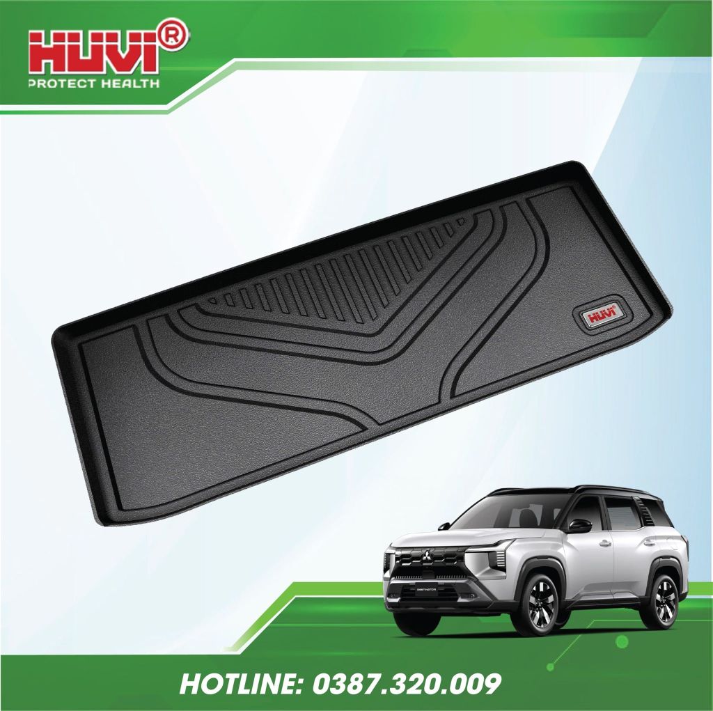 Thảm Lót Sàn Ô Tô Huvi Mitsubishi Destinator 2025 - Tràn Viền Bậc Cửa, Nhựa TPE Cao Cấp
