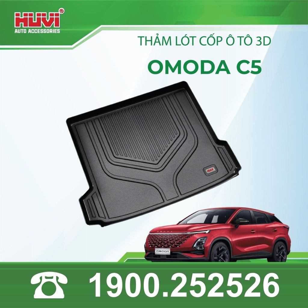 Thảm Lót Sàn Ô Tô Omoda C5 Huvi TPE Tràn Viền