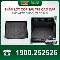 Thảm Lót Sàn Ô Tô BYD Atto 3 2024+ Huvi TPE Tràn Viền
