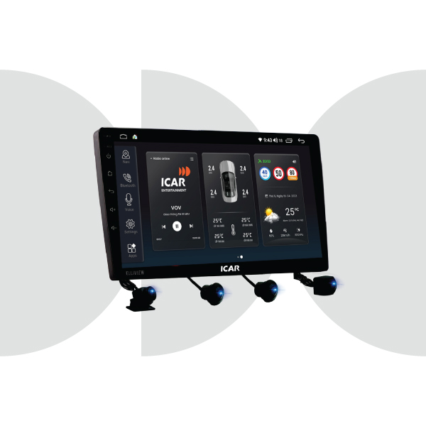 Màn Hình Android Ô Tô Liền Camera 360 iCar Elliview SEP - ảnh 4