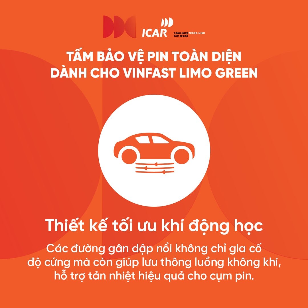 Thiết kế gân tối ưu luồng khí dưới gầm Limo Green