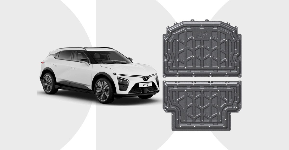 Bộ 2 tấm bảo vệ pin iCar Armor Pro cho VinFast VF7