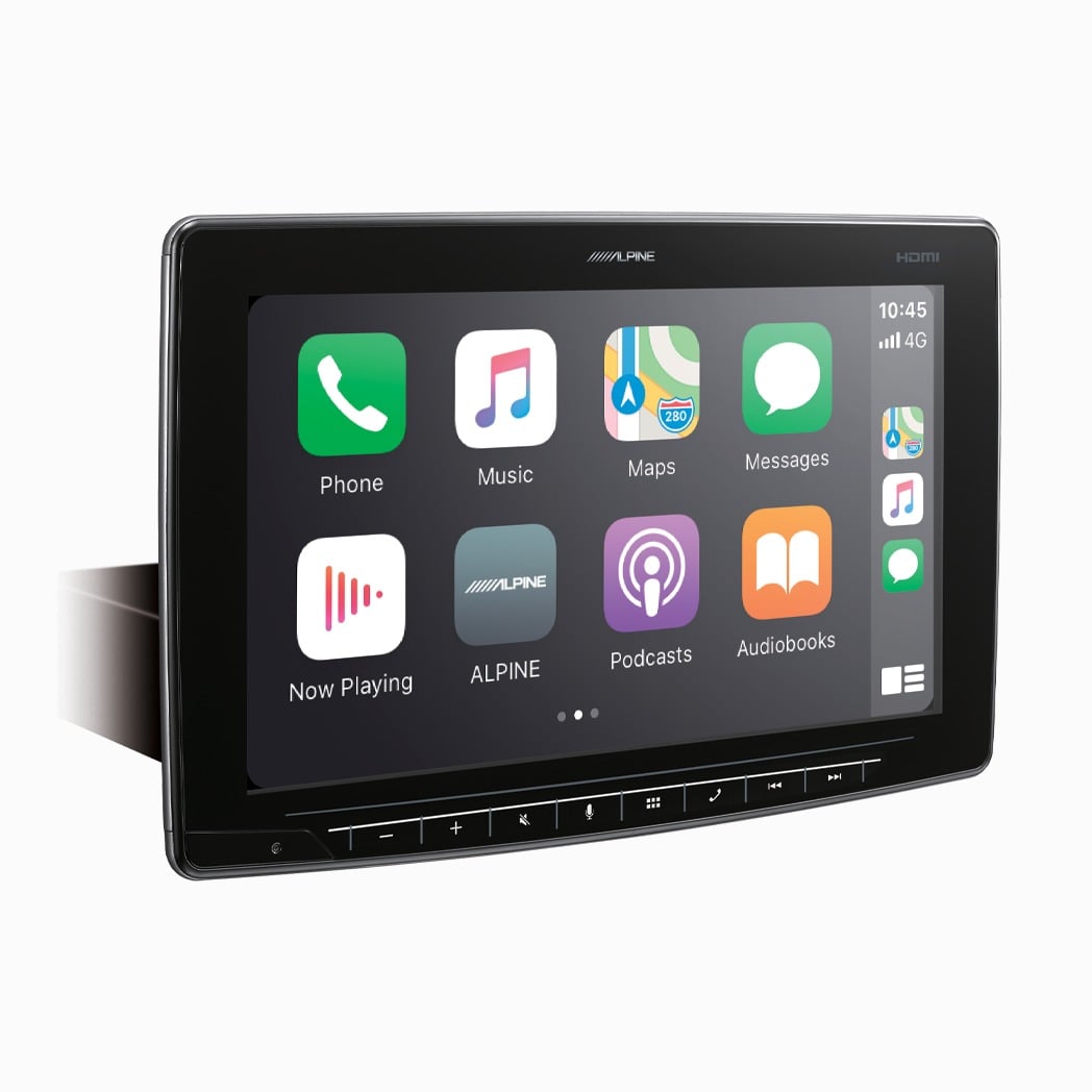 Màn hình nổi Alpine iLX-F2611E Halo11 góc nghiêng thiết kế mặt kính tràn cạnh