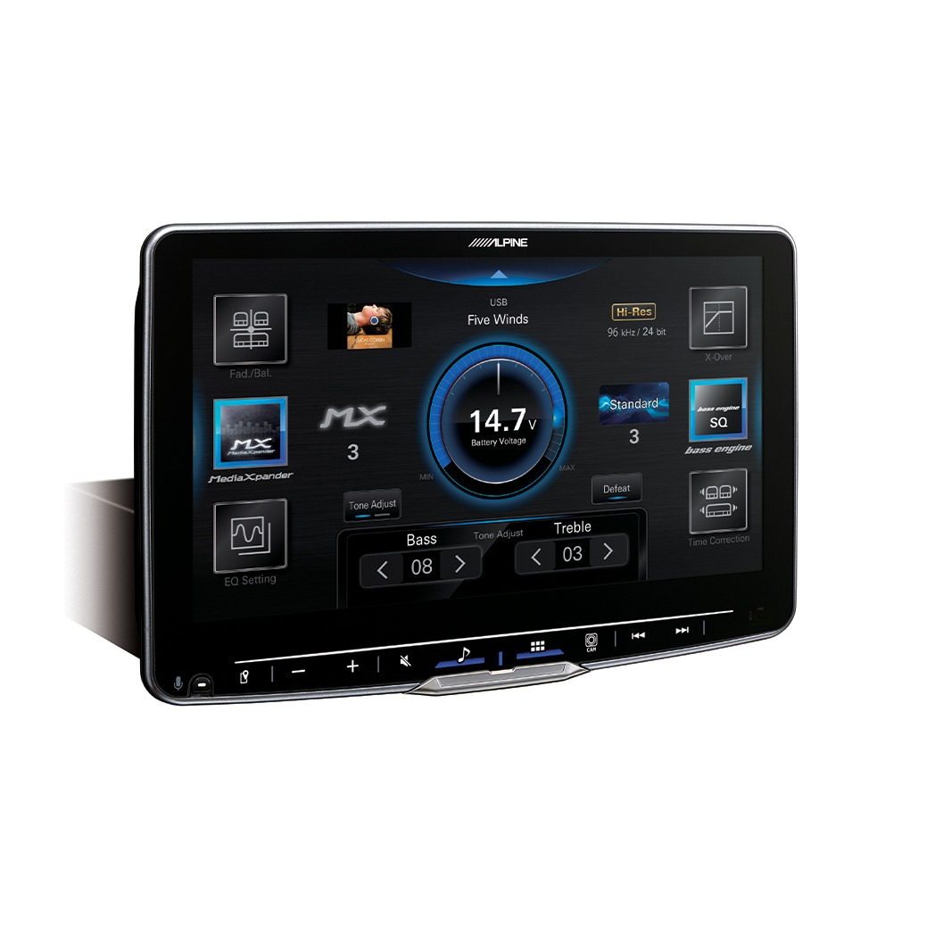 Màn hình nổi Alpine iLX-F511E màn hình tinh chỉnh âm thanh Hi-Res 96kHz 24bit