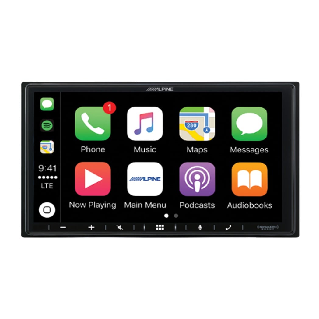 Màn hình Alpine iLX-W650E chạy giao diện Apple CarPlay