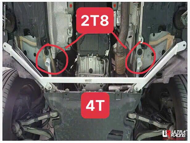 Thanh giằng ô tô ULTRA RACING - MERCEDES GLC 250/300 (2018-2021)