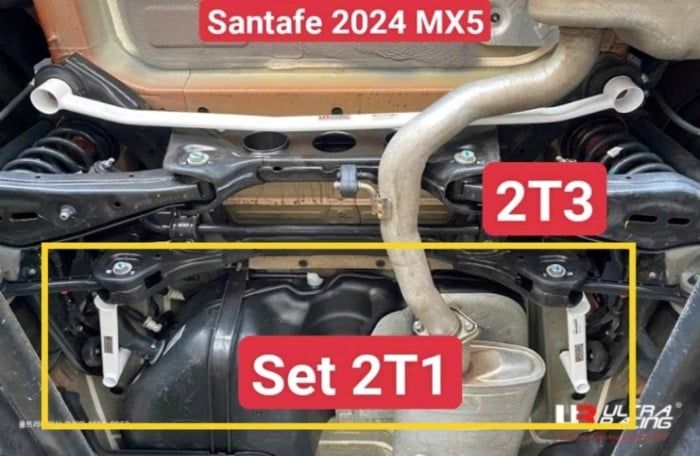 Thanh giằng ô tô ULTRA RACING - HYUNDAI SANTAFE 2021-2024+