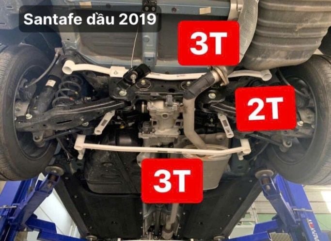 Thanh giằng ô tô ULTRA RACING - HYUNDAI SANTAFE 2019 / Diesel